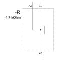 Siemens 3SU1200-2PR10-1AA0 SIRIUS ACT 22mm 4.7k Ohm Kompakt Potansiyometre