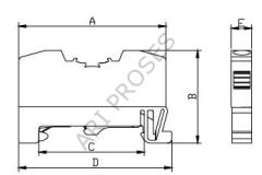 ONKA 1199 4mm² Topraklama Ray Klemensi OPK Serisi - 100 Adet (1 Kutu)