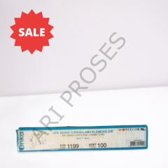 ONKA 1199 4mm² Topraklama Ray Klemensi OPK Serisi - 100 Adet (1 Kutu)