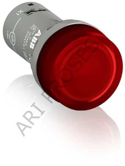 ABB CL2-523R Kırmızı LED Sinyal Lambası 230VAC 22mm | 1SFA619403R5231