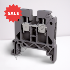 Tbloc Tbl 4mm² Geçişli Vidalı Ray Klemens - Gri