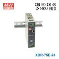 Mean Well XDR-75E-24 75W 24V Ekonomik DIN Ray Güç Kaynağı