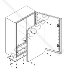 Çetinkaya ÇP 406030 E 40x60x30 Cm Sac Taban Saclı Metal Pano