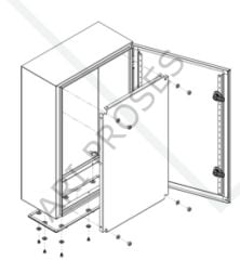Çetinkaya ÇP 406030 E 40x60x30 Cm Sac Taban Saclı Metal Pano