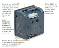 SIEMENS 7KM3220-1BA01-1EA0  SENTRON PAC3220 Güç Analizörü