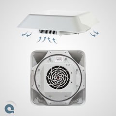 Çetinkaya V03 160 003 Filtresiz Hızlı Bağlantılı Pano Tepe Fanı 350 m³/h