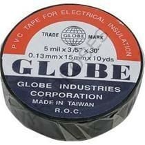 GLOBE İzole Elektrik Bandı Siyah