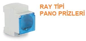 Mutlusan 010 104 000157 16A Topraklı Ray Tipi Pano Prizi