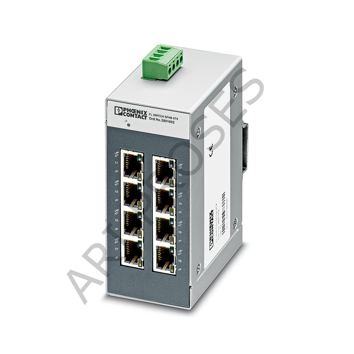 Phoenix Contact FL SWITCH SFNB 8TX 8 Port Ethernet Switch (2891002)