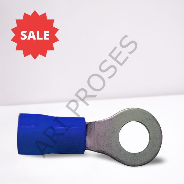 Klemsan KYK-402 (590021) İzoleli Yuvarlak Kablo Ucu Pabucu | 1.5–2.5 mm² | Mavi | 100’lü