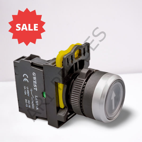 GWEST A5-10/3 İşaretli Yaylı Buton 1NO  ( ''↑'' İşaretli) - 6009