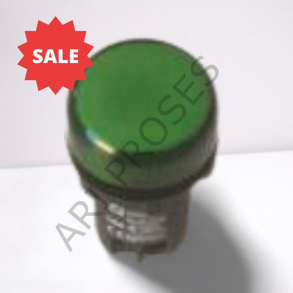 Zelkon 22mm Led Sinyal Lambası Yeşil 220 V AC