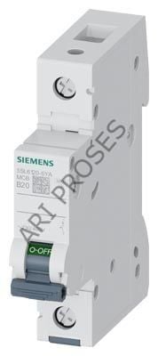 Siemens 5SL6125-6YA B Tipi 25A 1 Faz 6kA Otomatik Sigorta
