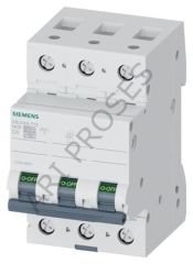 Siemens 5SL6306-7YA C Tipi 6A 3 Faz 6kA Otomatik Sigorta