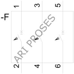 Siemens 5SL6308-7YA C Tipi 8A 3 Faz 6kA Otomatik Sigorta
