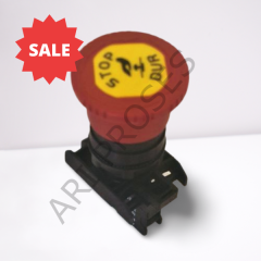 40mm KAFA PLASTİK MANTAR BUTON (STOP DUR ETİKETLİ)