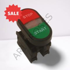 Zelkon 22mm Plastik İşaretli İkiz Buton Start-Stop