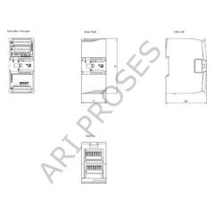 Siemens SIMATIC S7-1200 SM 1234 Analog G/Ç Modülü 4AI / 2AO 6ES7234-4HE32-0XB0