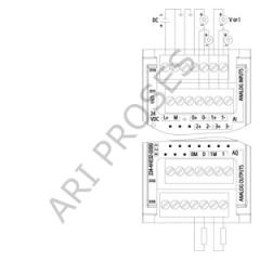 Siemens SIMATIC S7-1200 SM 1234 Analog G/Ç Modülü 4AI / 2AO 6ES7234-4HE32-0XB0