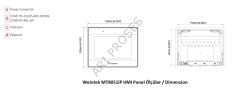 Weintek MT8051iP 4,3'' HMI Panel (Yeni Kodu: MT8052iP)
