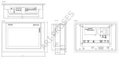 Siemens 6AV2124-0JC01-0AX0 Simatic HMI TP900 Comfort Dokunmatik Panel