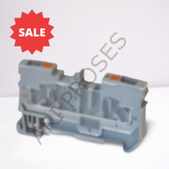 Mutlusan 4mm² Ray Klemensi Yay Baskılı Gri