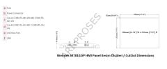 Weintek MT8102iP 10.1'' HMI Dokunmatik Operatör Paneli ( Yeni Kodu: MT8106iP )