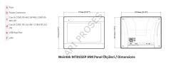 Weintek MT8102iP 10.1'' HMI Dokunmatik Operatör Paneli ( Yeni Kodu: MT8106iP )