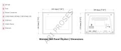 Weintek MT8071iE 7'' Hmi Dokunmatik Operatör Paneli