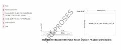 Weintek MT8103iE 10.1'' HMI Panel (Wifi Desteği, Dahili EA2)
