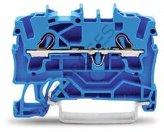 Wago 2002-1204 2 İletkenli 4 (2,5) mm2 Ray Klemens Mavi