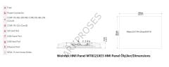 Weintek MT8121XE 12,1'' HMI Panel