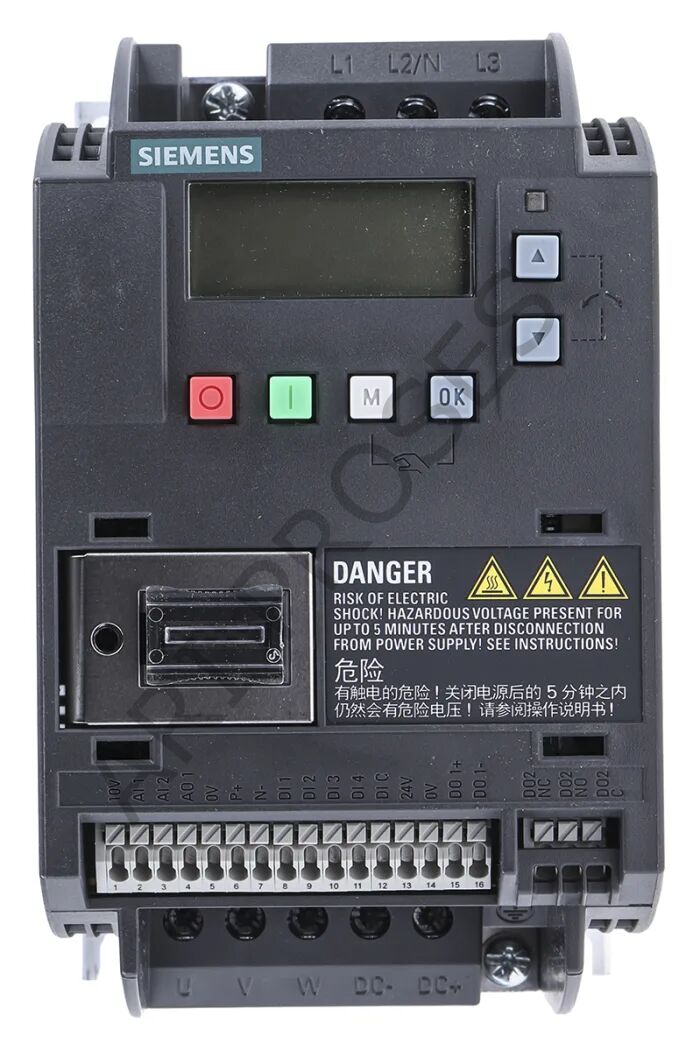 Siemens 0,75 KW 3 Faz AC Motor Sürücü 6SL3210-5BE17-5UV0