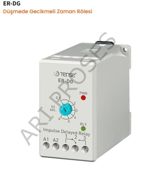 Tense ER-DG Düşmede Gecikmeli Zaman Rölesi