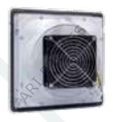 Çetinkaya Fanlı Filtreli Gri Menfez V01 260 001  230V AC 130 m³/h (260x260 mm)