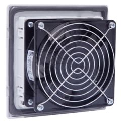 Çetinkaya Fanlı Filtreli Gri Menfez V01 160 001  230V AC 130 m³/h (150x150 mm)