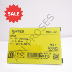 Entes MCB-60 Zaman Rölesi | 12-240V AC/DC | Çok Fonksiyonlu Endüstriyel Zaman Rölesi