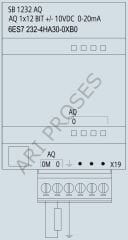 6ES7232-4HA30-0XB0 Simatic S7-1200 Analog Output SB1232 1 AO +/-10 V DC 0-20mA