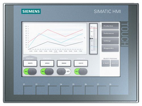 Siemens SIMATIC HMI KTP700 Basic DP Panel 7'' Dokunmatik Ekran 6AV2123-2GA03-0AX0