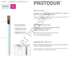 Prysmian 3x1,5 TTR Siyah PVC Enerji Kablosu - 100 Metre