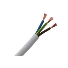 3x2,5 TTR Öznur Beyaz Kablo H05VV-F (NYMHY) 100 Metre