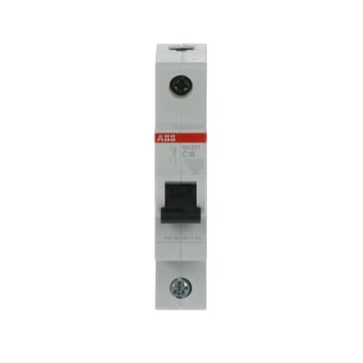 ABB SH201-C16 Otomatik Sigorta 1 Kutup C Eğrisi 16A 6kA (2CDS211001R0164)