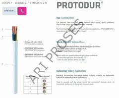 Prysmian 3x2,5 TTR Siyah PVC Enerji Kablosu - 100 Metre