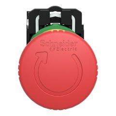 Schneider Electric XB5AS8442 Acil Stop Butonu 40mm 1NK Kalıcı Çevir-Çek Acil Durdurma Butonu 3389110575453