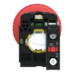 Schneider Electric XB5AS8442 Acil Stop Butonu 40mm 1NK Kalıcı Çevir-Çek Acil Durdurma Butonu 3389110575453