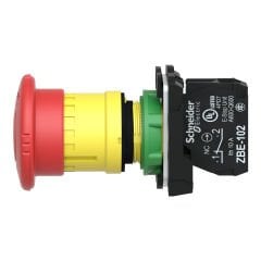 SCHNEIDER XB5AS8442 | Ø40 Kırmızı Acil Stop Butonu (Çevir-Bırak)