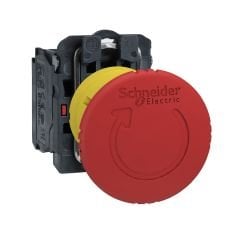 Schneider Electric XB5AS8442 Acil Stop Butonu 40mm 1NK Kalıcı Çevir-Çek Acil Durdurma Butonu 3389110575453