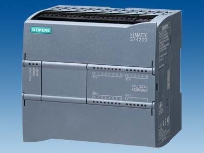 Siemens 6ES7214-1BG40-0XB0 CPU 1214C  AC/DC/Relay 14DI 10DO 2AI (S7-1200)