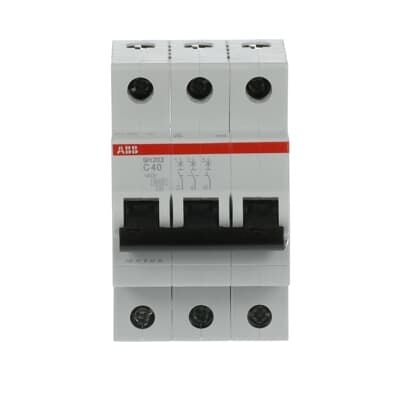 ABB SH 203-C 40 (2CDS213001R0404) 3 Kutuplu 40A C Tipi Otomatik Sigorta