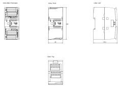 SIEMENS DIGITAL I/O SM 1223 8 DI/8 DO 8 DI DC 24 V  6ES7223-1BH32-0XB0